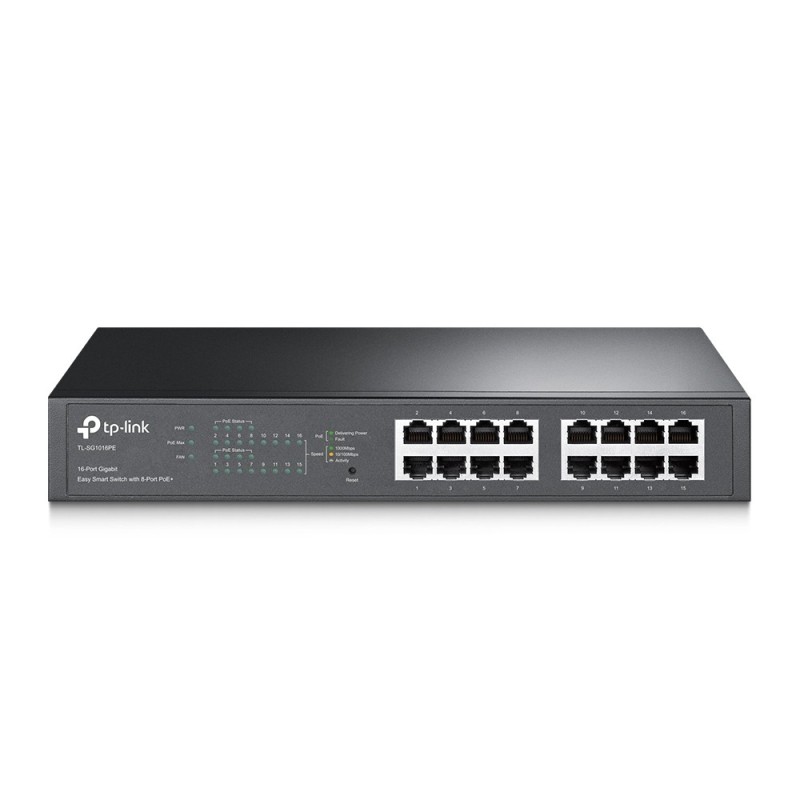 Easy Smart TL-SG1016PE - Switch - Smart - 8 x 10/100/1000 (PoE+)